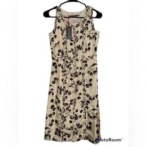 NWT Boden Limited Edition Rhinestone Patterned Cocktail Dress Size 2